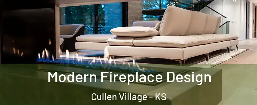 Modern Fireplace Design Cullen Village - KS